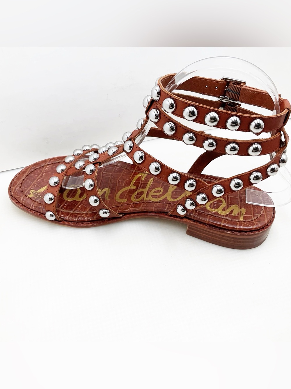 {Sam Edelman} Eavan Studded Gladiator Sandals - Picture 3 of 16